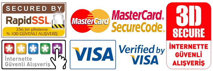 Güvenli Ödeme Logoları